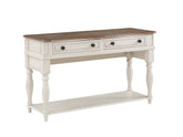 ACME Florian Oak & Antique White Finish Florian Sofa Table Model LV01664
